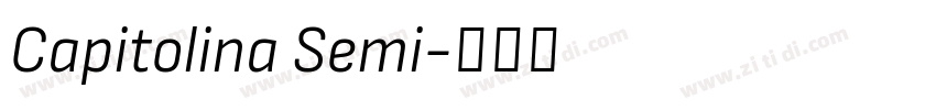 Capitolina Semi字体转换